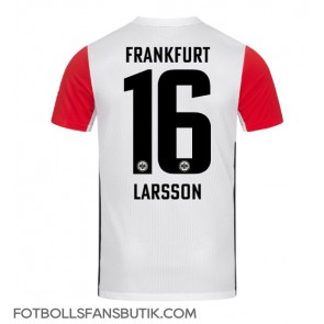 Eintracht Frankfurt Hugo Larsson #16 Replika Hemmatröja 2024-25 Kortärmad